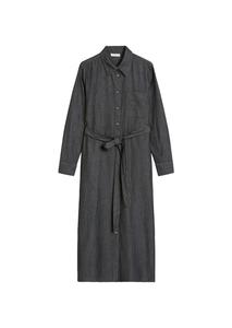 Marc O'Polo Рубашка-платье в темно-сером цвете