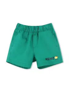 Шорты с логотипом Kenzo Kids, зеленый