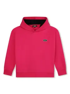Толстовка с вышитым логотипом и капюшоном Dkny Kids, розовый