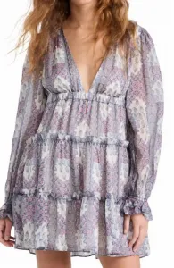 Платье Venezia в стиле пэчворк с узором пейсли Cami Nyc