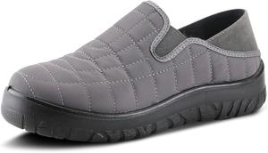 Женские слипоны Flexus Spring Step Mella - водонепроницаемые лоферы из нейлона с захватом для снега - удобная обувь для женщин для улицы, Grey