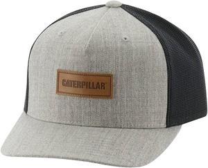 Кепка CAT с козырьком и нашивкой Caterpillar, Light Heather Grey