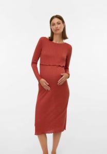 Платье MAMALICIOUS Jumper dress, Chili Oil/Red