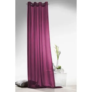 Weckbrodt штора «Клара», (1 шт.), штора на люверсах, гардина, полупрозрачная, дикий боковой вид, цвет beere