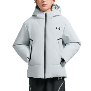 Детская пуховая куртка Under Armour, светло-серый