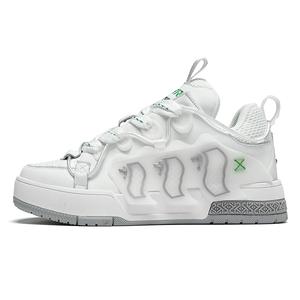 SK.TRIP Стильные кроссовки для скейтбординга средней высоты, унисекс, винтажные, белые