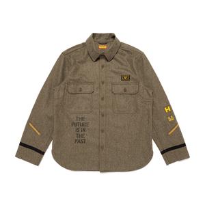 Рубашка SS25 Unisex HUMAN MADE, оливковый