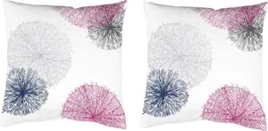 ИДЕИ ДЛЯ ДОМАШНЕЙ ЖИЗНИ декоративная подушка "SCOPPIO" HOME WOHNIDEEN 50х50 см, цвет beere + bedruckt