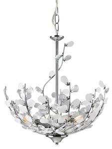 Подвесной светильник lux.pro Ampthill, серебро - металл - пластик - 37 x 124 x 37 см