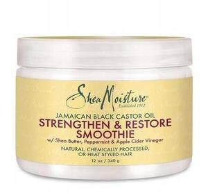 Shea Moisture, Ямайский черный касторовый смузи для укрепления и восстановления, 340 г