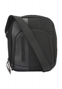 Сумка через плечо Bi2Go, эмблема, кулон, однотонная Samsonite, черный