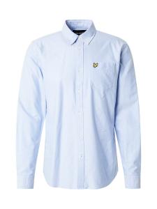 Рубашка на пуговицах классического кроя Lyle & Scott, светло-синий