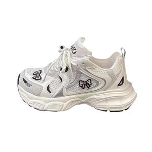 Fawn Miri Амортизация, противоскользящая, устойчивость к истиранию, низкий верх, массивные кроссовки, women's, white