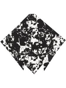Шарф с абстрактным принтом Rodebjer, черный