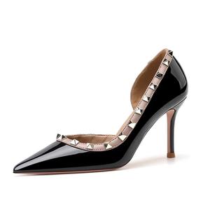 Туфли Slim Heel High Heels Women's Gift Box Set WOXXXN, Black 8Cm[Gift Box Set]+Giveaway