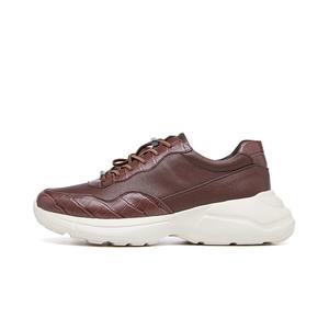 Красные мужские повседневные ботинки Low Top VICKI BROWN, Бордовый