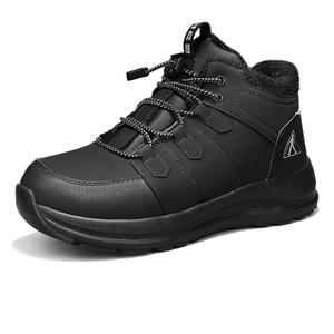 Zulijian Антискользящие износостойкие утепленные повседневные ботинки унисекс ZULIZ, темный красно-фиолетовый