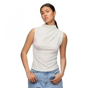 Футболка без рукавов Pieces Madison Draped, белый