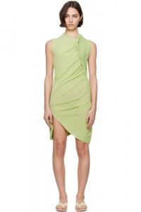 Мини-платье Green Beanstalk ISSEY MIYAKE