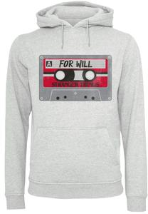 Пуловер F4NT4STIC Hoodie Stranger Things Cassette For Will Netflix TV Series, цвет grau meliert