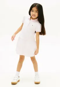 Платье-Поло с пышными рукавами и заниженной талией Tommy Hilfiger, Pearly Pink Stripes