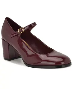 Женские туфли Mary Jane на устойчивом каблуке Nine West, красный