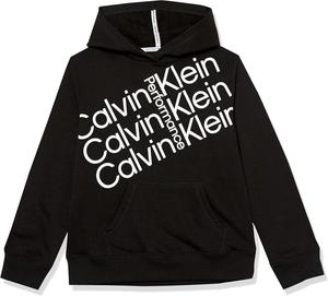 Спортивная толстовка с капюшоном Calvin Klein для девочек, Black Fresh