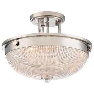 Потолочный светильник Elstead Lighting, 32,7x24,6 см, никельной