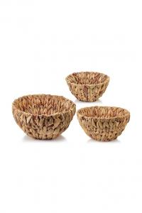 Набор корзин для хранения Amparo 28 х 14 х 14 / 24 х 12 х 12 / 20 х 10 х 10 см. Упаковка 3 шт. Affek Design, бежевый