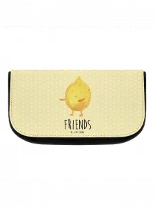 Косметичка Mr & Mrs Panda Beste Freunde Zitrone, пастельно-желтый