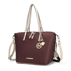 Лейла солидная сумка-тоут + рюкзак MKF Collection By Mia K., слоновая кость