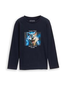 Рубашка TOM TAILOR, синий/темно-синий