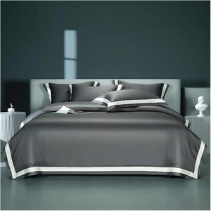 Generic Комплект постельного белья из египетского хлопка с жаккардовой отделкой