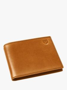 Кожаный кошелек-бифолд с защитой RFID Aspinal of London, English Tan