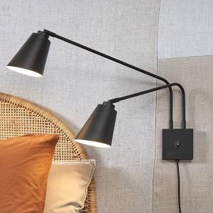 Настенный светильник it's about RoMi Bremen, черный - железо - 130 x 49 x 60 см