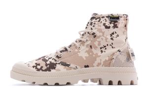 Pampa Canvas Shoes Unisex High-top Beige Palladium