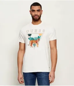 Футболка TIGER SPIRIT regular fit Guess Jeans, экрю