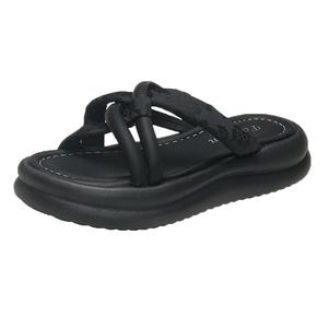 Тапочки-слайды женские с противоскользящей подошвой TONYBEAR, Black