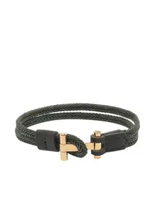 Плетеный браслет Tom Ford, зеленый