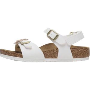 Birkenstock Rio устойчивые к скольжению и истиранию низкие детские сандалии white kids'