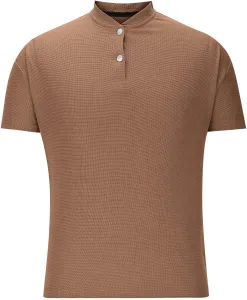 Akklian мужская футболка-поло с коротким рукавом и воротником-стойкой