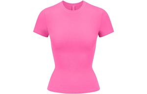 Футболка женская розово-розовая Skims