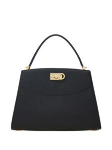 Ferragamo сумка-тоут Studio Box среднего размера, черный