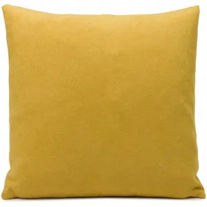 Декоративная подушка Darco Uni, 1 шт., размеры: 45 x 45 см, с наполнителем Gözze, Senf + unifarben