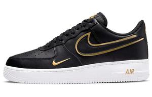 Кроссовки Nike Air Force 1 Low '07 Black Metalic Gold