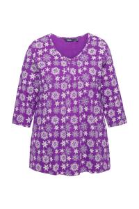 Рубашка Ulla Popken, фиолетовый