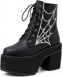 Туфли-лодочки Ulalaza Mary Jane, обувь в стиле Лолита, милые, на платформе, готические, с двойным ремешком вокруг щиколотки, с круглым носком, с массивным каблуком, для формы, туфли-лодочки, идеально подходят для школы, вечеринки, работы, S18-Top