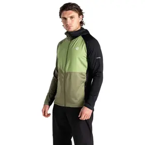 Толстовка Dare2B Assimilate III Core Stretch full zip, зеленый