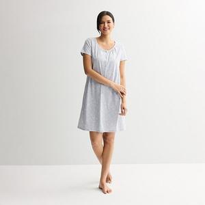 Пижамное платье с коротким рукавом Petite Croft & Barrow, Timeless Flora