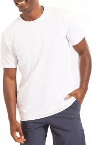 Мужской топ с круглым вырезом Bloquv с защитой от солнца UPF 50, белый